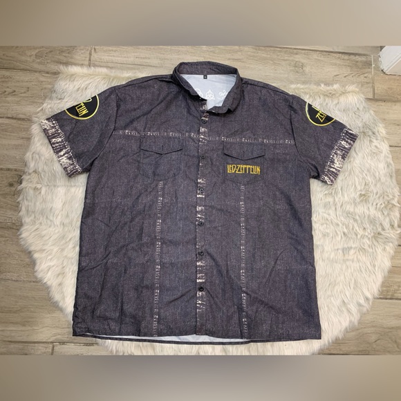 Shirts Led Zeppelin Button Up Xxl Poshmark